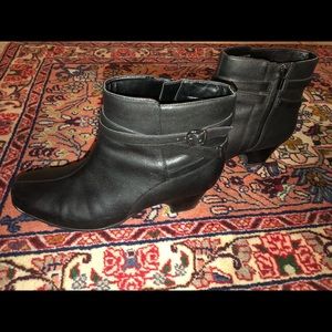 Clark artisan ankle boots with heels